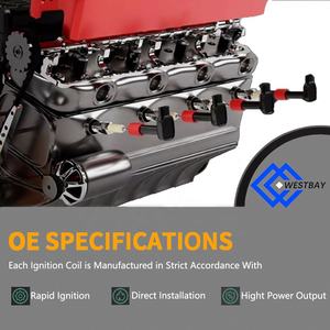 30520-R70-A01 Auto-Zündspulen paket Bobina De Encendido UF603 für Honda Accord 2008-2012 Cross tour Odyssey Acura RL TL TSX 2010 - Product Image 3