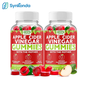 Gommes au <span class=keywords><strong>vinaigre</strong></span> <span class=keywords><strong>de</strong></span> <span class=keywords><strong>cidre</strong></span> <span class=keywords><strong>de</strong></span> pomme avec la Mère (500mg) – Force Maximale pour la Perte <span class=keywords><strong>de</strong></span> Poids, la Digestion, la Santé Intestinale, l'Énergie et le Soutien Immunitaire – 60 Gommes - Product Image 1
