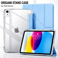 Étuis pour tablettes OEM, étui pour iPad, housse de protection pour tablette, coque de protection pour iPad Pro 11 13 M4 Air 6 10e génération, support Origami