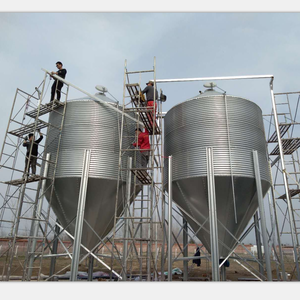 공장 제공 아연 도금 강철 가금류 사료 저장 빈 사일로 동물 사료 가금류 농장 집 - Product Image 3