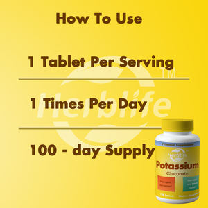 OEM Venta caliente-Personalizable-Gluconato de potasio 550 <span class=keywords><strong>Mg</strong></span>, Suplemento dietético para apoyar la salud del corazón - Product Image 3