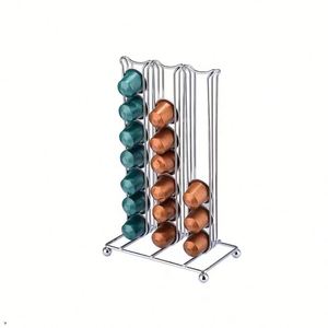 Organisateur de station à café best-seller, distributeur de capsules, support pour 42 capsules de café, tiroir à capsules de café pour la maison, le café, le bar, noir - Product Image 1