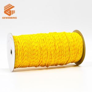 เชือกไนลอน PP ถักทนทานต่อการเสียดสีสูง ขนาด 3 มม. 4 มม. มีมากกว่า 200 สี สำหรับบรรจุภัณฑ์ - Product Image 3