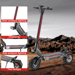 Scooter Eléctrico Plegable Todoterreno E13 para Adultos, Fabricado en China, Personalizado, con Potente Motor Dual, Batería de Litio de 52v 20ah - Product Image 4