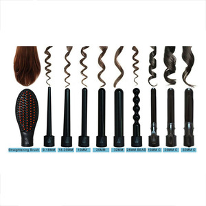 เครื่องดัดผมไฟฟ้าทำจากเซรามิกแท่งดัดผมลอนใหญ่พร้อมหน้าจอ LCD ความจำยาวนาน - Product Image 3