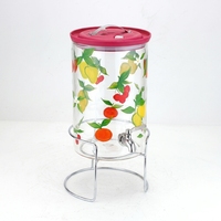 Pot de Fermentation en Verre Minimaliste 10L avec Bouchon Robinet, Récipient Hermétique Compatible Congélateur pour Vin, Liqueurs, Infusions Herbales et Brassage Maison