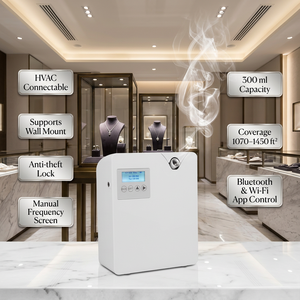 Diffuseur d'arômes chauds Crearoma 2026 compatible avec les systèmes <span class=keywords><strong>de</strong></span> climatisation, purificateur d'air avec conception <span class=keywords><strong>de</strong></span> verrouillage <span class=keywords><strong>de</strong></span> sécurité, machine électrique <span class=keywords><strong>de</strong></span> <span class=keywords><strong>diffusion</strong></span> <span class=keywords><strong>de</strong></span> parfum pour la maison et le bureau - Product Image 2