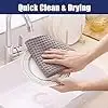 Microfiber Kitchen Cleaning Cloth Thick Dish Rags Waffle Weave Washcloths Dish Cloths Ultra Absorbent Odor Free
