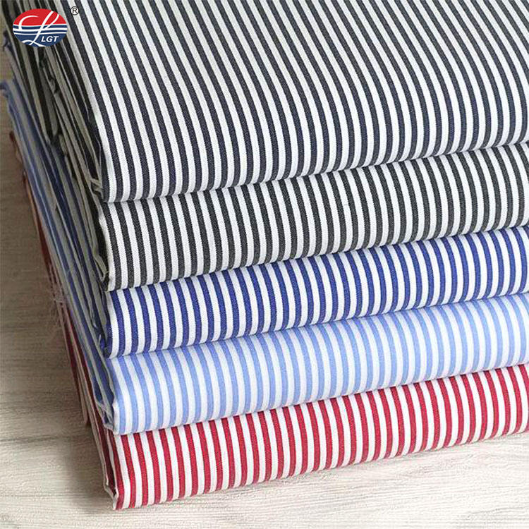 Custom Fashion Thin Stripe Thick 40S Yarn Dyed Shirting Cotton