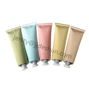 30ml 60ml 100ml 젤 로션 화장품 충전 접을 맞춤 관형 포장 용기 재활용 알루미늄 튜브