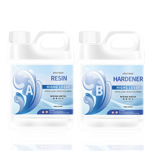 High Quality AB Glue 1kg kit for Art Coating Super <b>Clear</b> High <b>Gloss</b> Epoxy Resin Kit for Beginners Casting Resina Epoxica for DIY - Product Image 3