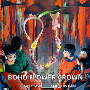 วิกผมถักลายมงกุฎดอกไม้<span class=keywords><strong>โบ</strong></span><span class=keywords><strong>ฮี</strong></span><span class=keywords><strong>เมีย</strong></span><span class=keywords><strong>น</strong></span>สำหรับเด็กงา<span class=keywords><strong>น</strong></span>ปาร์ตี้ - Product Image 3