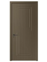 Porte en WPC gravée, personnalisable en couleur et en taille, résistante à l'humidité et aux termites, fabriquée en Chine par Oufei, OEM ODM, en PVC laminé.