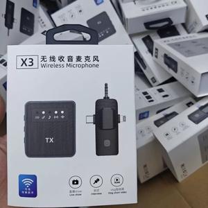 Nuevo F12 F13 F16 Micrófono de clip de cuello inalámbrico 3 <span class=keywords><strong>en</strong></span> 1 Micrófono de solapa con reducción de <span class=keywords><strong>sonido</strong></span> <span class=keywords><strong>en</strong></span> vivo para disparos al aire libre - Product Image 6