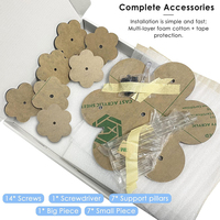 Présentoirs en acrylique transparent modernes sur mesure avec conception détachable pour buffet de cupcakes et beignets - Montage facile