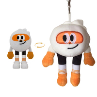 Fabricant OEM de porte-clés en peluche anime doux et de haute qualité, personnalisation de logo et conception sur mesure