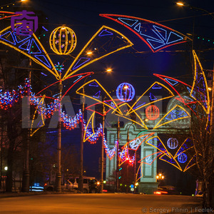 ไฟประดับรูปกากบาทคริสต์มาสแบบ LED สำหรับตกแต่งวันหยุดเชิงพาณิชย์ - Product Image 4
