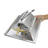Chauffage pour poulets et porcs THD-2608, nouveau modèle pour usage agricole, en métal, à gaz (biogaz/GPL/propane), allumage électrique 220V