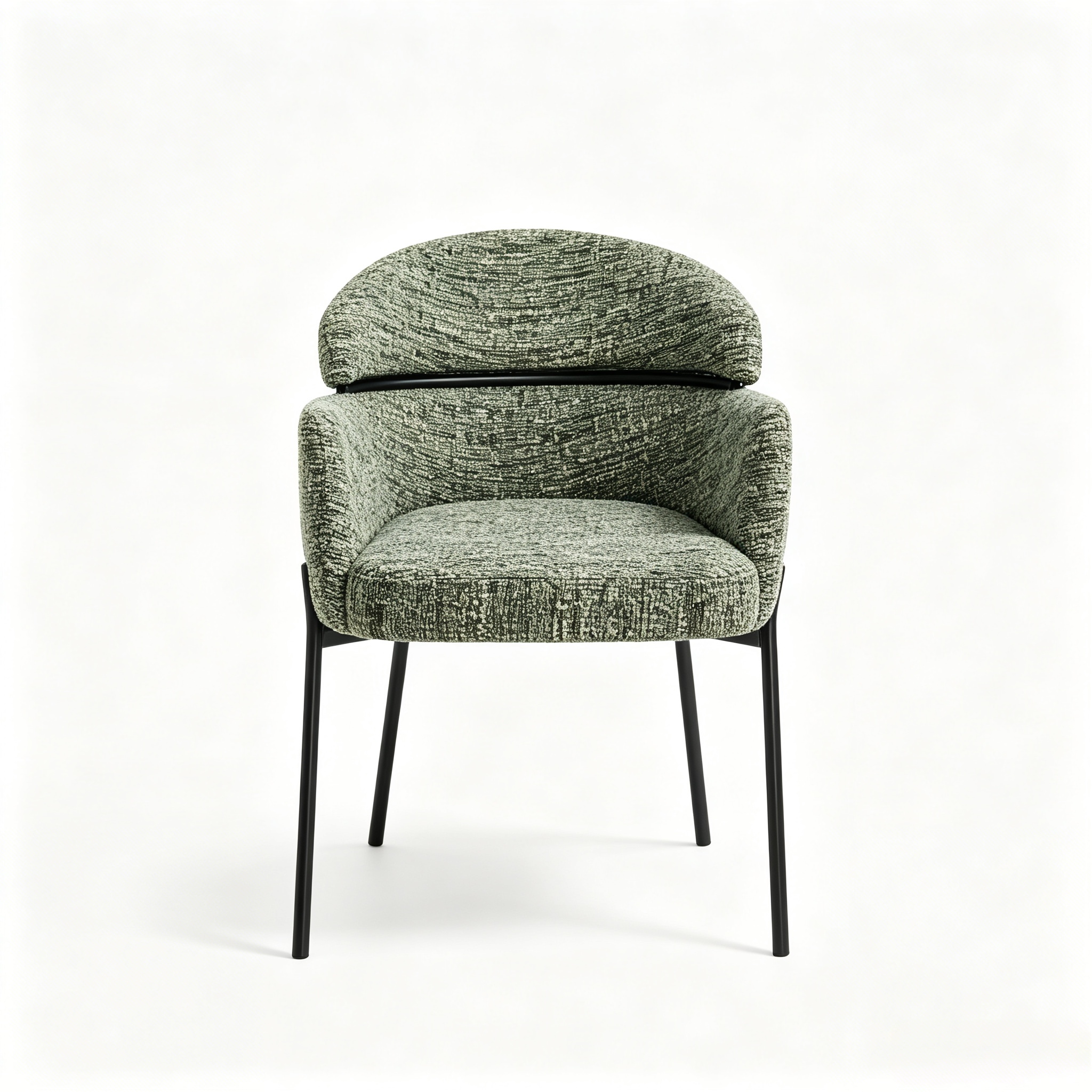 Heather Green Tweed Chair