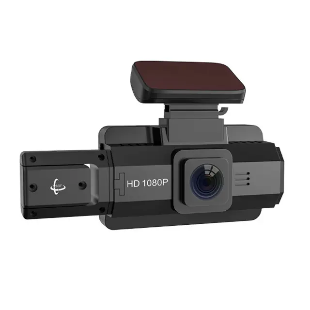 Çoklu dil park izleme ve iç kayıt ile 1080P yüksek çözünürlüklü çift Lens Dash kamera kızılötesi gece görüş