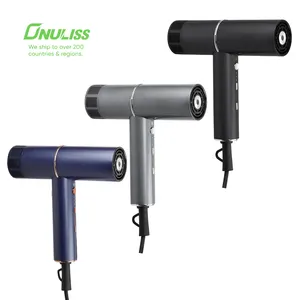 High Speed Salon Blow Dryer with Brushless Motor, Electric Professional Hair Dryer Wall Mounted Hairdryer with Rotating Diffuser