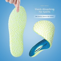 Semelles de sport Popcorn Sports à haute absorption des chocs, respirantes et amortissantes pour la course à pied et les activités athlétiques