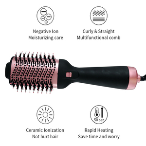 <span class=keywords><strong>Brosse</strong></span> <span class=keywords><strong>soufflante</strong></span> rotative professionnelle 3-en-1 à air chaud pour coiffage et séchage rapide - Product Image 2