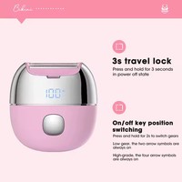 Tondeuse corporelle pour femme, étanche IPX7, pour maillot de bain et zone intime, avec lame de protection double couche