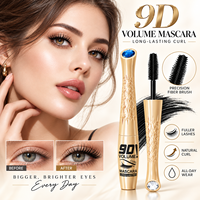Maskara Bulu Mata 4D Serat Sutra Tahan Air Label Pribadi untuk Kosmetik Cair dalam Tube, Memperpanjang, OEM ODM