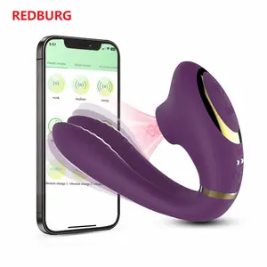 Redburg App Uốn Chức Năng Kép Vibrator Wand Massager Rose G Tại Chỗ Vibrator Dành Cho Người Lớn Đồ Chơi Quà Tặng Janpan Đồ Chơi Tình Dục Cho Phụ Nữ