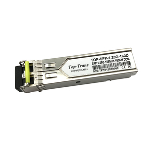 Módulo de Fibra Óptica SFP TOP-SFP-1.25G-160D, Transceptores de Fibra Óptica 1.25 160, Módulos TOP-SFP-1.25G-160D 1.25 SFP Monomodo 160 - Product Image 3