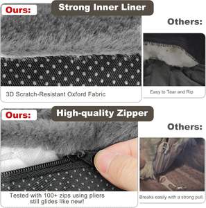 Прямоугольная ортопедическая кровать для собак с эффектом памяти - Product Image 5