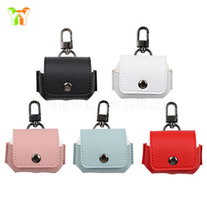 Funda protectora coreana de cuero PU para auriculares, bolsa de almacenamiento de cuero para AirPods, cubierta para embalaje de productos digitales. - Product Image 5