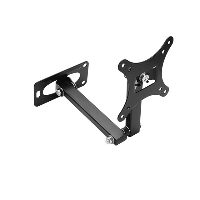 The Wall Mounted Hinged LCD TV Bracket Extension Arm Tilts and Rotates for Most 10 to 26 Inch Led TVs