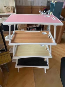 Mesa plegable de escritorio con moldeado por inyección para niños, ranura para tarjeta plana con cajón y cama - Product Image 4