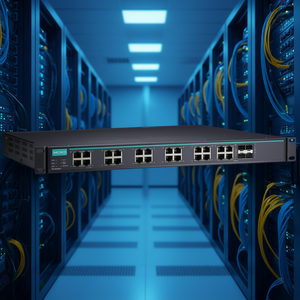 Switch Ethernet para Montaje en Rack Moxa IKS-G6524A-8GSFP-4GTXSFP-HV-HV, Switch Empresarial Gigabit de 24 Puertos - Product Image 3