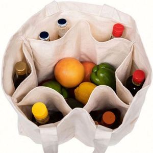 Wholesale Custom Reusable More Inner Pocket Grocery Supermarket Oragnic Cotton <b>Canvas</b> Shopping <b>Tote</b> Bags With Logo - Product Image 1