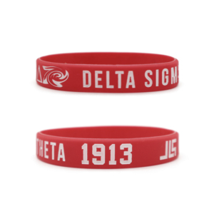 <strong>2026</strong> <strong>Trending</strong> Greek Letters DST Silicone Key Chain Rubber Bracelet Silicon Key Ring - Product Image 4