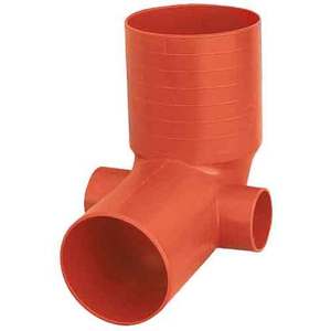 Raccord de tuyau en PVC haute pression avec 2 connecteurs 100X50-50 Surface lisse pour la plomberie CPVC Zinc Matériau Taille 12mm 50mm 25mm - Product Image 1