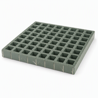 Grille en PRV pour pont de bateau, panneau antidérapant en fibre de verre découpé pour escaliers de bateau, plateformes et usage industriel