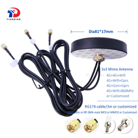 Tornillo de antena de 5G, Combo adhesivo de Mimo 4x4, Lte, Wifi, nuevo diseño