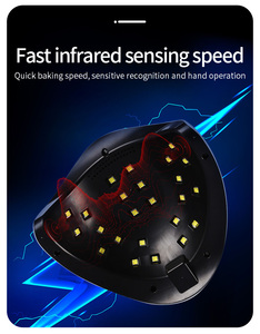 Secador de uñas LED UV portátil 48W 24 PCS Beads 3 Modos de sincronización Pantalla grande Logotipo personalizado Cable USB de curado rápido Uso en el hogar - Product Image 4