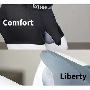 ชุดชั้นในกีฬาผู้ชายแบนนา ไบเออร์ชุด 3 ชิ้นผ้าสแปนเด็กซ์ระบายอากาศได้ดีกระเป๋าคู่ผ้าถักใส่สบายขนาดใหญ่ - Product Image 3