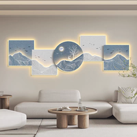 Peinture murale LED décorative pour salon, vente en gros d'usine, tableau mural minimaliste pour fond de canapé et chambre à coucher, nature morte