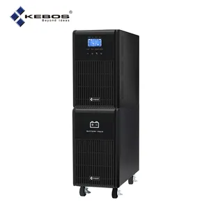 Kebos GH11-6K(L) Remote Control Generator Compatible Zero Transfer Time Single Phase Double Conversion 5400w Online Tower Ups