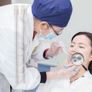 Puntas de eyector de saliva desechables 2024, tubo blanco, punta azul, 150 mm, 6.5 mm de diámetro, PVC, alambre de hierro chapado en cobre, flexible - Product Image 6