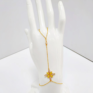 Slave-Armband Großhandel Hochwertige 18k Anlauffreie Wasserdichte Finger-zu-Handgelenk Designer-Schmuck Bekannte Marken Handkette - Product Image 5