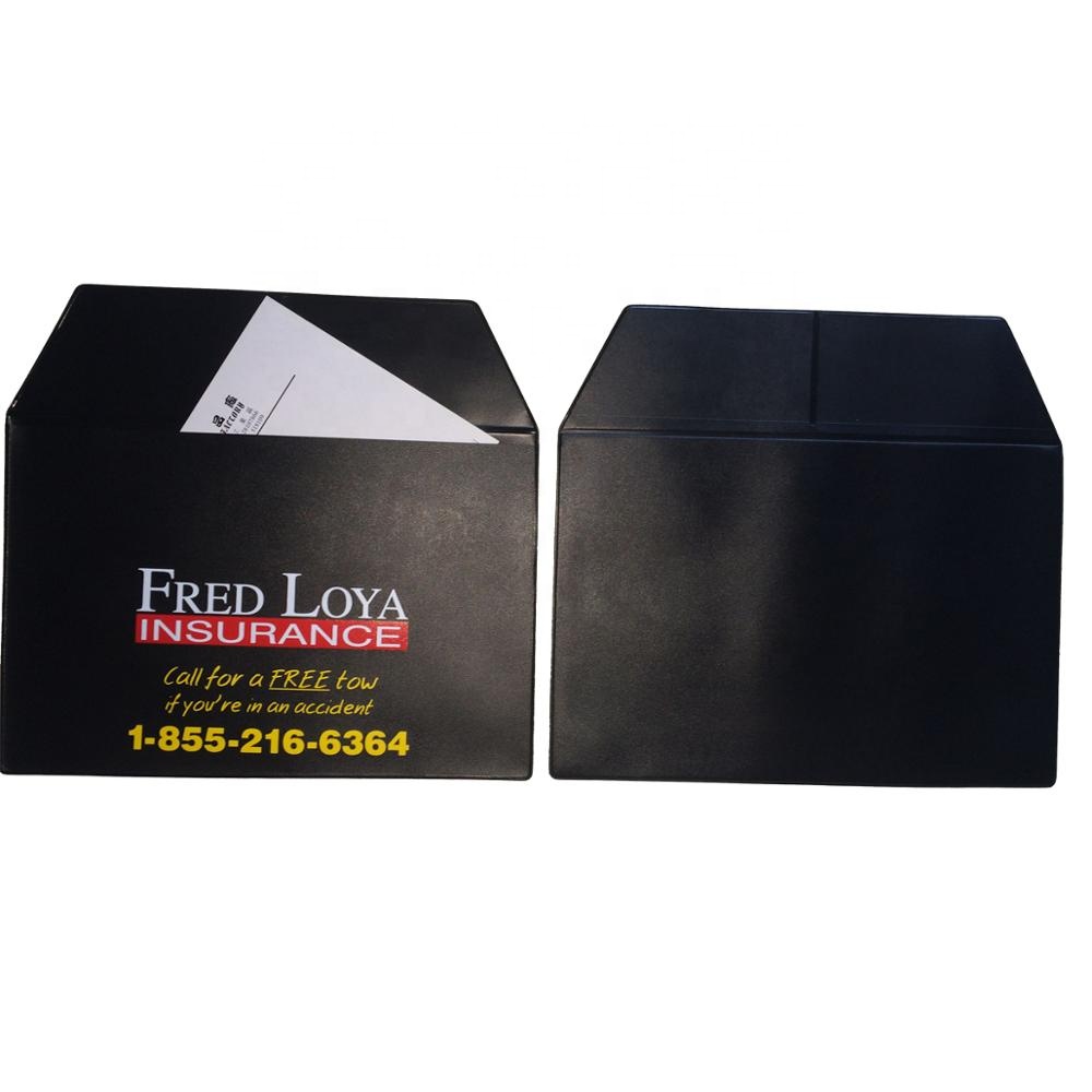 Дешевый держатель билета из ПВХ с индивидуальным принтом, держатель винилового страхования, держатель лотереи из ПВХ