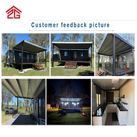 Kits de conteneurs extensibles préfabriqués pour la maison étanche pour villa maison en conteneur pliable avec salle de bain et cuisine