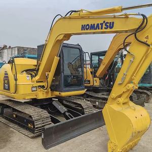 Excavadora Usada Komatsu PC70 de 7 Toneladas, Miniexcavadora de Orugas, Venta de Fábrica - Product Image 1